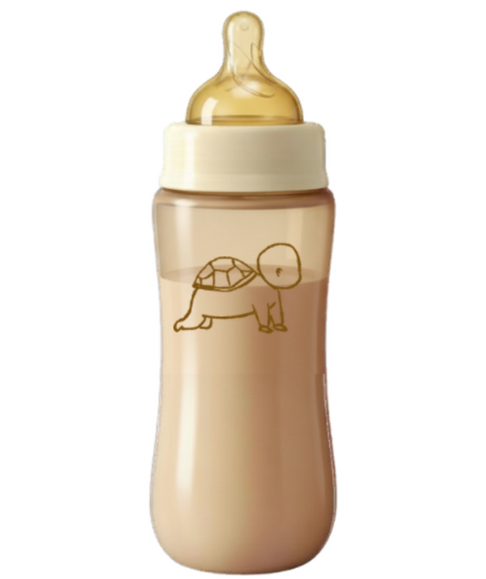 Biberon Tortue Luth - 330ml (Crème)
