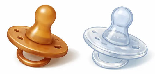 Tétine caoutchouc VS silicone : comparaison