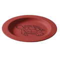 Assiette Bébé Tortue - Rouge