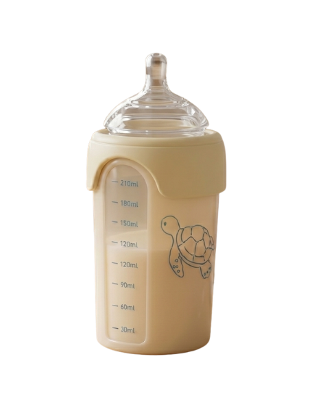Biberon Tortue Luth - 330ml (Crème)