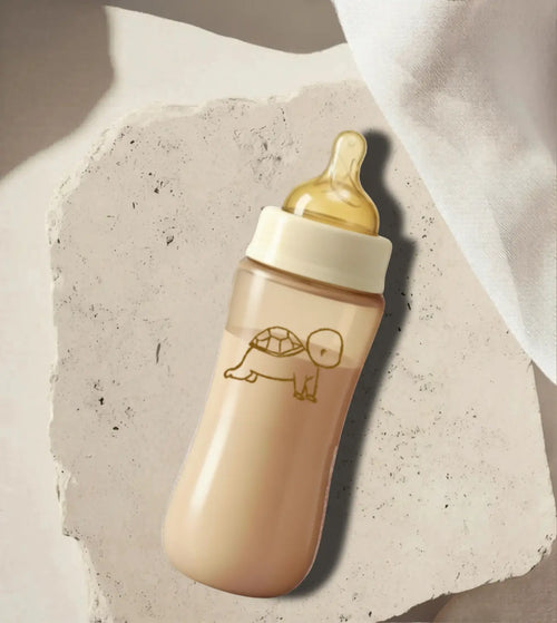 Biberon Tortue Luth - 330ml (Crème)